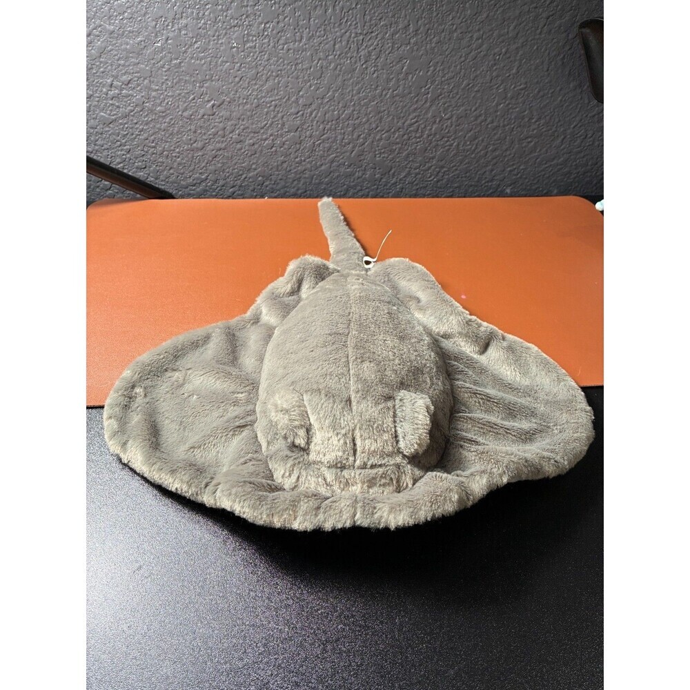 The Petting Zoo Vintage Gray Stingray Plush Hand Puppet JLI 1994